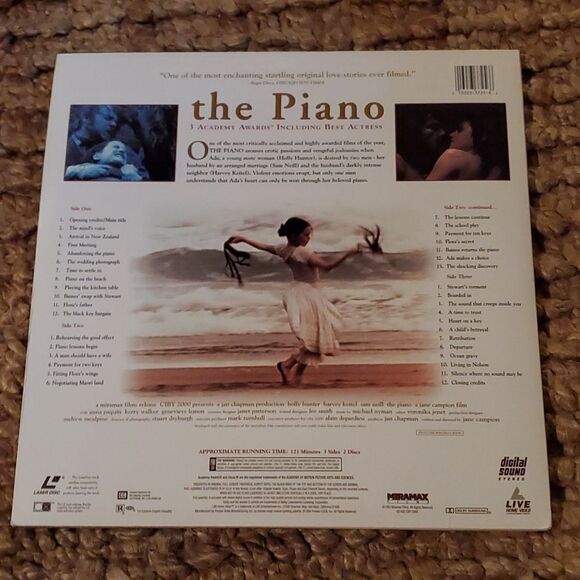 The Piano 1994 Laser Disc Movie 2 discs - Picture 2 of 4